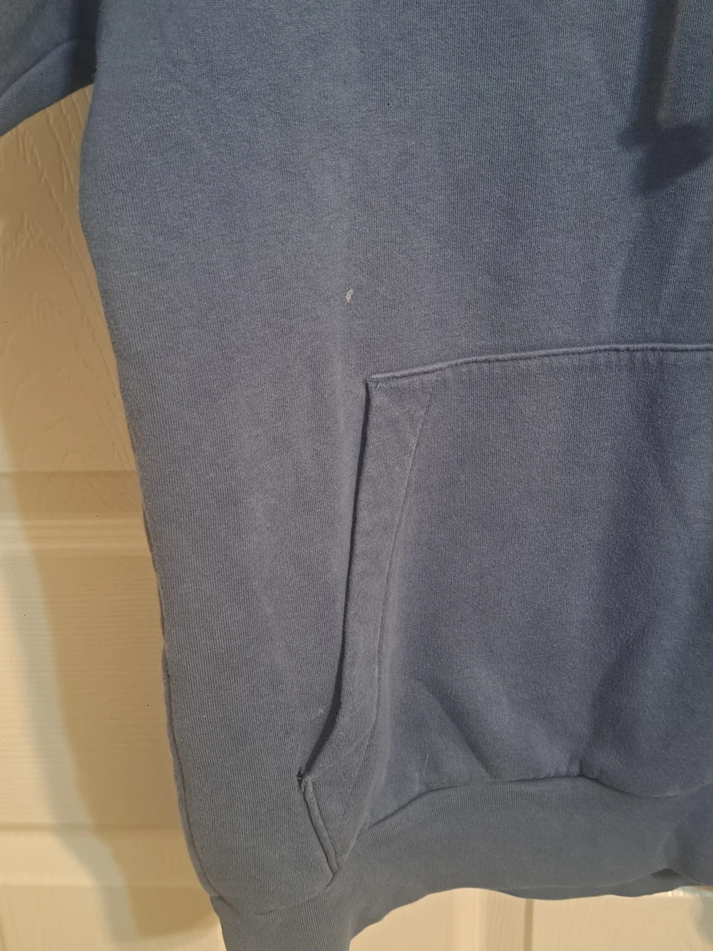 adidas Men's Dusty Blue Pullover Hoodie with Logo